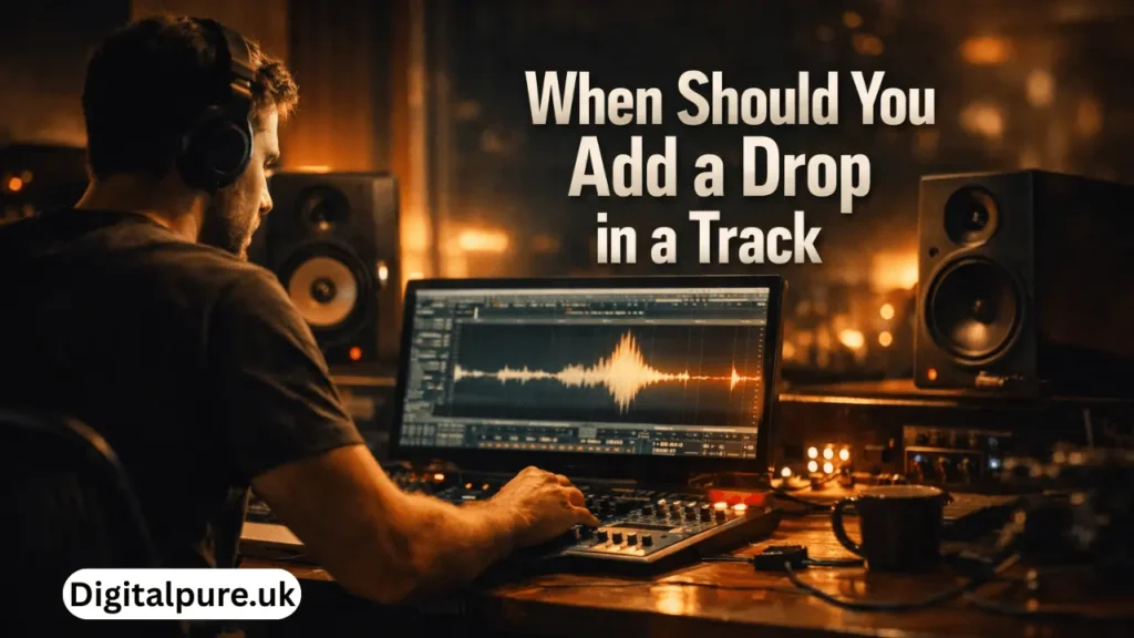 when should you add a drop in a track