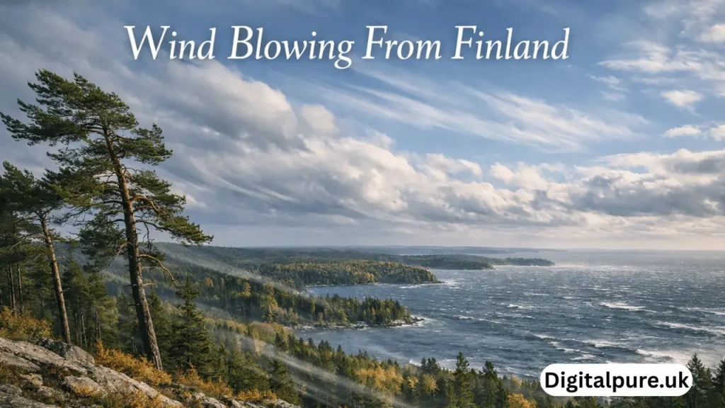 wind blowing from finland